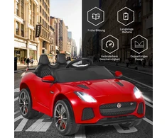 Vaikiškas elektrinis automobilis raudonas