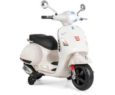 Vaikiškas elektrinis motociklas baltas