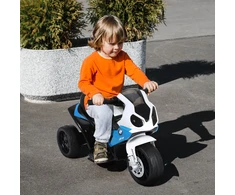 Vaikiškas elektrinis motociklas BMW S1000RR, 6 V, mėlynas, 66 × 37 × 44 cm