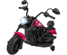 Vaikiškas elektrinis motociklas rožinis