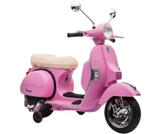 Vaikiškas elektrinis motociklas Vespa PX150, rožinis, 107 × 51 × 80 cm
