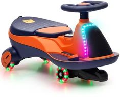 Vaikiškas elektromobilis 2-in-1 su ličio akumuliatoriumi, 78 × 34 × 40 cm