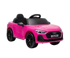 Vaikiškas elektromobilis licencijuotas Audi A5L su 2,4 GHz nuotolinio valdymo pultu, rožinis, 101 × 55 × 43 cm
