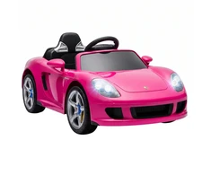 Vaikiškas elektromobilis Porsche Carrera GT su nuotoliniu valdymu, rožinis/juodas, 111,1 × 59 × 45 cm