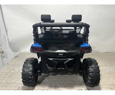 Vaikiškas elektromobilis UTV, dvivietis, 2 × 120 W, mėlynas ir juodas, 121 × 79 × 77 cm