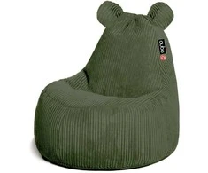 Vaikiškas sėdmaišis Qubo Teddy Moss FEEL 55x60x50 cm