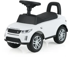 Vaikiškas stumdomas automobilis Baltas