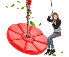 Vaikiškos sodo sūpynės su sėdynės virve, 27 cm, raudona
