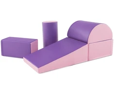 Vaikų laipiojimo ir ropimo rinkinys violetinis 5 vnt.