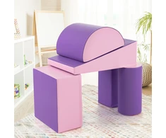 Vaikų laipiojimo ir ropimo rinkinys violetinis 5 vnt.