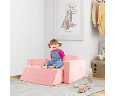 Vaikų modulinė sofa Pilka/Rožinė 8 vnt.