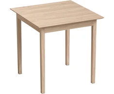 Valgomojo stalas kvadratinis, baltas, 75 x 75 x 76 cm