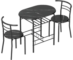 Valgomojo stalo komplektas 80x52x76 cm 3 vnt.