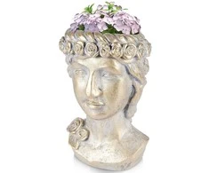 Vilde Auksinis gėlių vazonas, graikų stiliaus, 33 cm