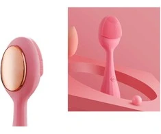 Facial cleansing brush sonic massager