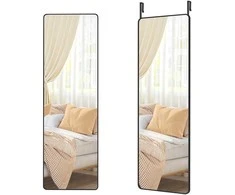 Songmics 120 x 40 cm stačiakampio formos stačiakampio formos veidrodis su juodu rašalu