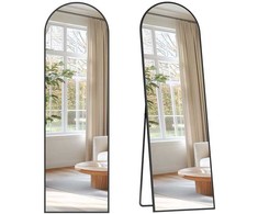 Songmics Viso kūno veidrodis, 150 x 40 cm, juoda