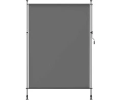 Songmics Vertikali reguliuojamo aukščio markizė 200 x (220-300) cm antracito pilkos spalvos
