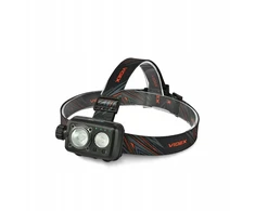 Videx Priekinis žibintas su jutikliu LED įkraunamas 10W + 3W, su rankiniu būdu reguliuojamu šviesos jungikliu ir valdomas rankos judesiu