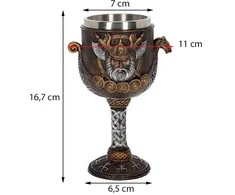 Vikingų taurė 160 ml, juoda
