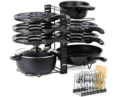 WMF Vilde metalinis juodas stovas 2 viename 47x21x38 cm