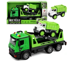 Lean Toys Vilkikas ir šiukšliavežė žalia 2 vnt.