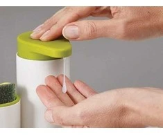 Kitchen dispenser organiser soap liquid sponge