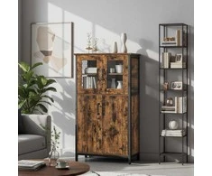 Songmics Virtuvės spintelė VASAGLE su reguliuojamomis lentynomis 60x30x108 cm