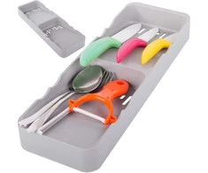 Kitchen organiser for cutlery drawer container
