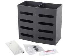 Wall-mounted cutlery organiser drainer