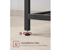 Songmics Virtuvinė lentyna su plieniniu rėmu 60x120x90 cm