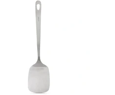 Virtuvinė mentelė iš nerūdijančiojo plieno, sidabrinė, 32 cm