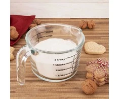 Virtuvinės svarstyklės Orion Stiklinis Matuoklis 500 ml - Ergonomiškas ir temperatūrai atsparus