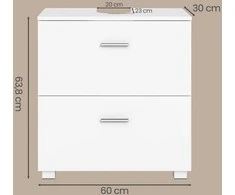 Songmics Vonios spintelė 30 x 60 x 63,8 cm