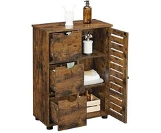 Songmics Vasagle Industriestil Badschrank mit Tür