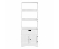 Songmics Vonios spintelė VASAGLE MDF 60x32,5x154 cm