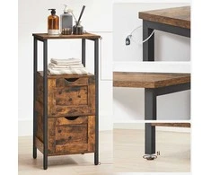 Songmics Vasagle Badschrank mit 2 Schubladen