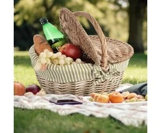 Springos Orion Krepšys piknikui Rietenas 42x32x35 cm - Universalus krepšys