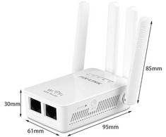 Maršrutizatorius WiFi signalo stiprintuvas 300 Mb/s su WPS