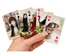 Lean Toys Žaidimo kortos „Royal Cats“, 54 vnt.