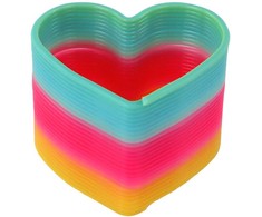 Žaislas spiralė Lean Toys Širdis, 6 cm