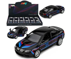Lean Toys Žaislinis sportinis automobilis su inercine pavara ir atidaromomis durimis, juodas, 1:32