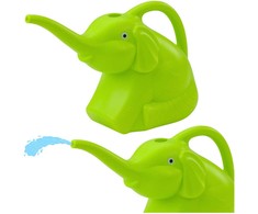 Lean Toys Žalias vaikiškas laistytuvas dramblys 23x15x9.5 cm