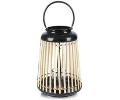 Home Styling Collection Žibintas žvakidė Bambukinis 33 cm