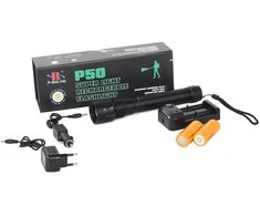 Tactical torch bailong powerful zoom cree xhp50