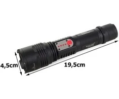 Tactical torch bailong cree led usb xml-l t6
