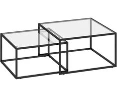 Žurnalinis staliukas 75x75/65x65 cm 2 vnt.