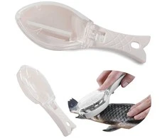 Fish scraper peeler scallion peilis container