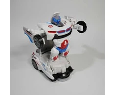 LED šviečiantis garsus leidžiantis robotas mašina
