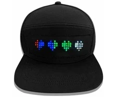 Programuojama LED kepurė